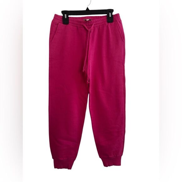 Lucky Brand Hot Pink Cotton Pajama/Sweatpants with pockets - Picture 1 of 11